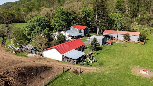 aerial view with a view of trees