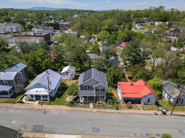 bird's eye view featuring a residential view