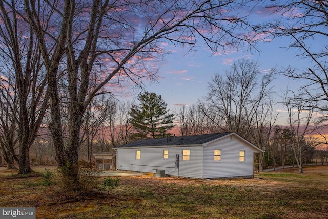 view of back of property