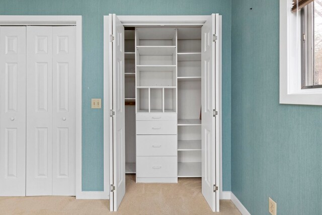 view of closet