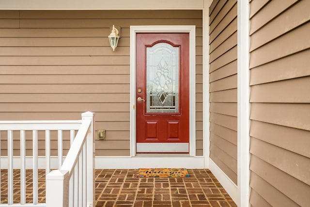 view of entrance to property