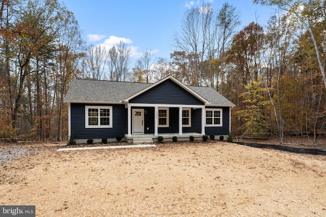 view of front of house with a porch