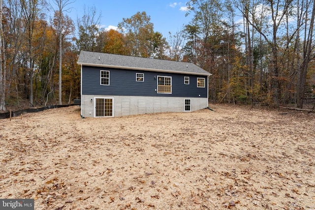 view of side of property