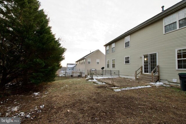 view of rear view of property