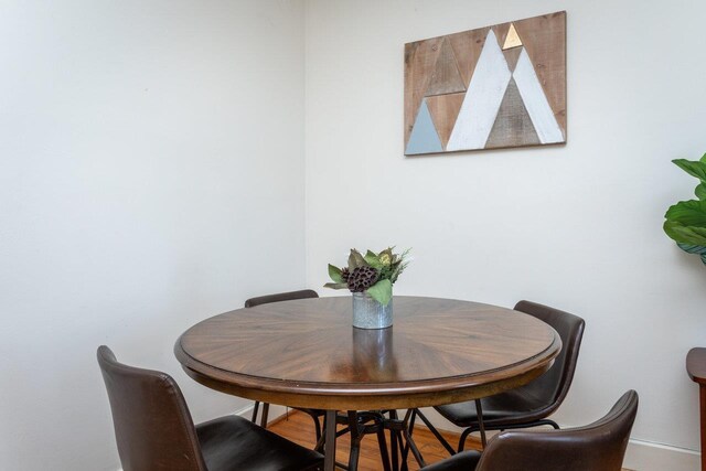 view of dining space