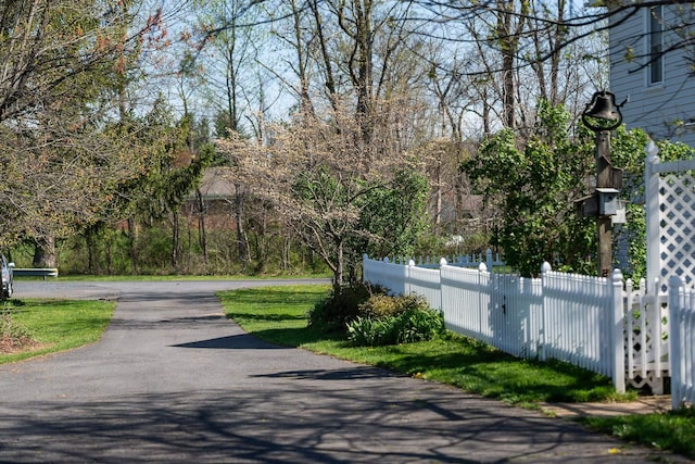 view of road