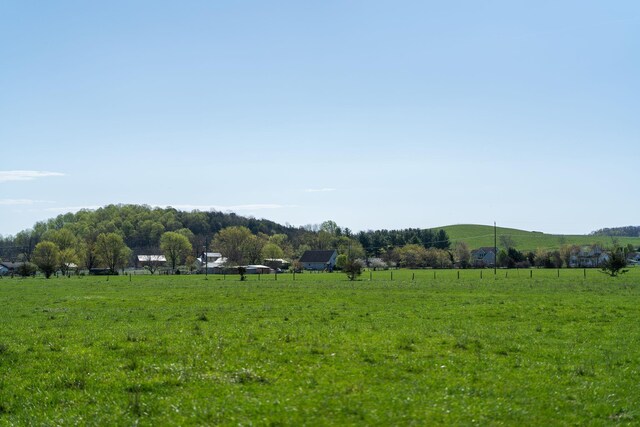 view of nature with a rural view