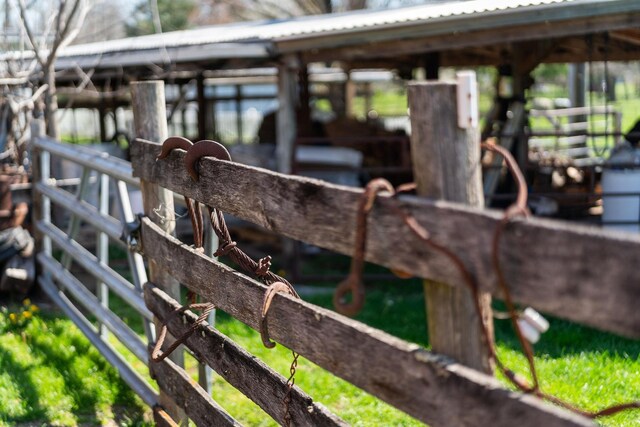 view of horse barn