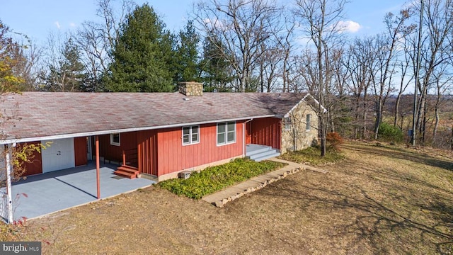 view of ranch-style home