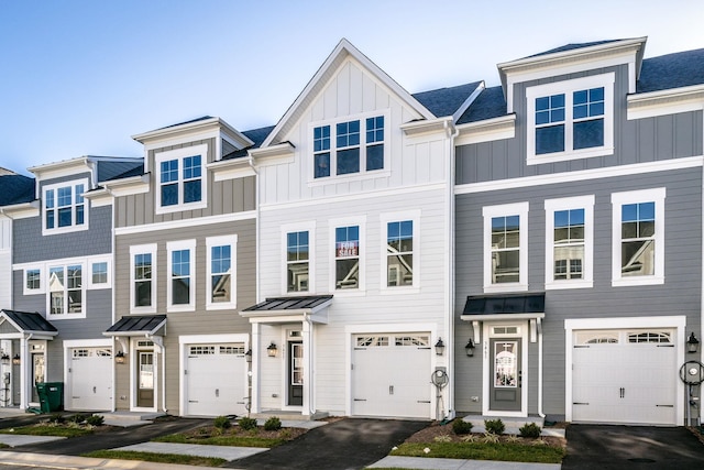 multi unit property featuring board and batten siding