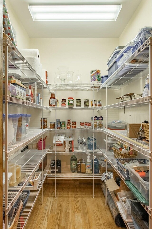 view of pantry