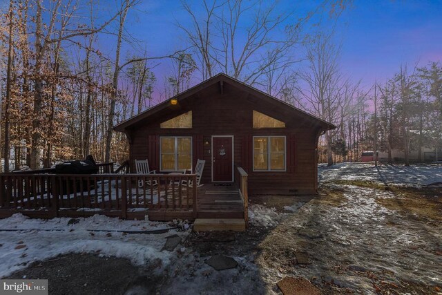 view of bungalow-style home