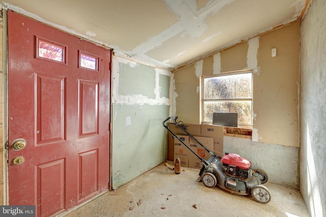 view of entrance foyer