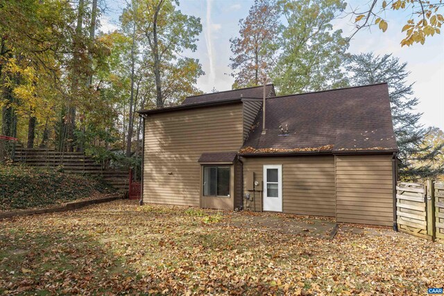 view of rear view of house