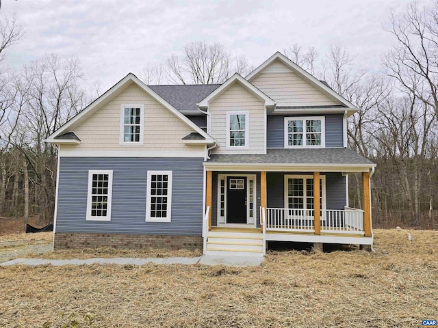 view of front of house featuring a porch