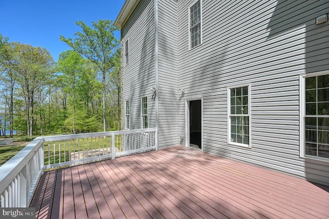 view of deck