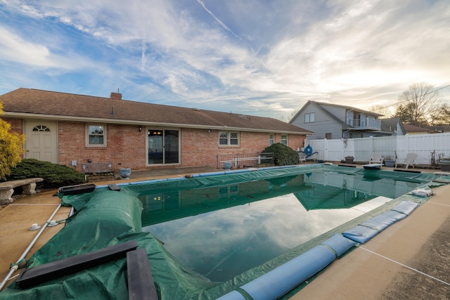 view of pool