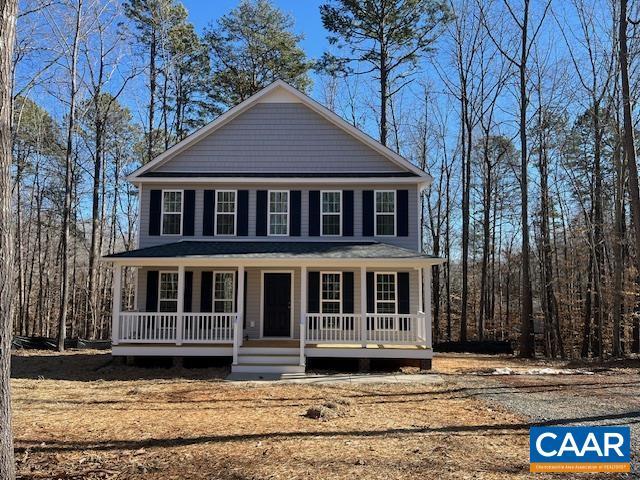 view of front of house with a porch