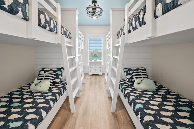 bedroom featuring hardwood / wood-style flooring