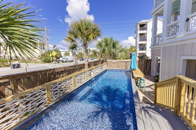 1235 Allen Loop Dr, Santa Rosa Beach, FL 32459 - view of swimming pool featuring a fenced backyard