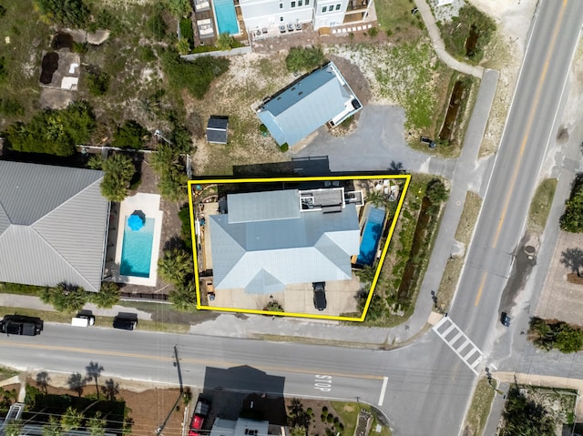 1235 Allen Loop Dr, Santa Rosa Beach, FL 32459 - aerial view of property's location with property boundaries highlighted