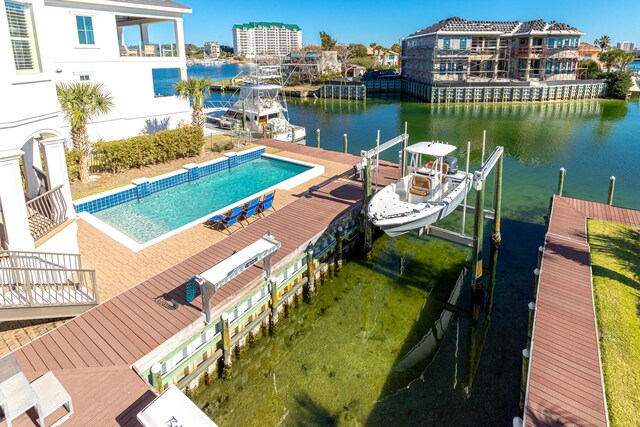 24 Norriego Rd, Destin, FL 32541 - exterior space featuring a water view and a balcony
