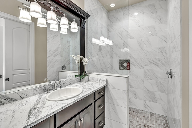 24 Norriego Rd, Destin, FL 32541 - bathroom with vanity and tiled shower