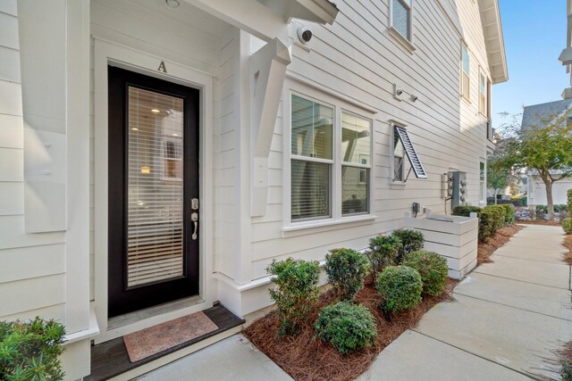 view of entrance to property