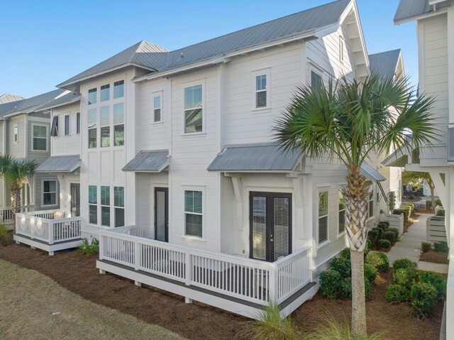 view of rear view of property