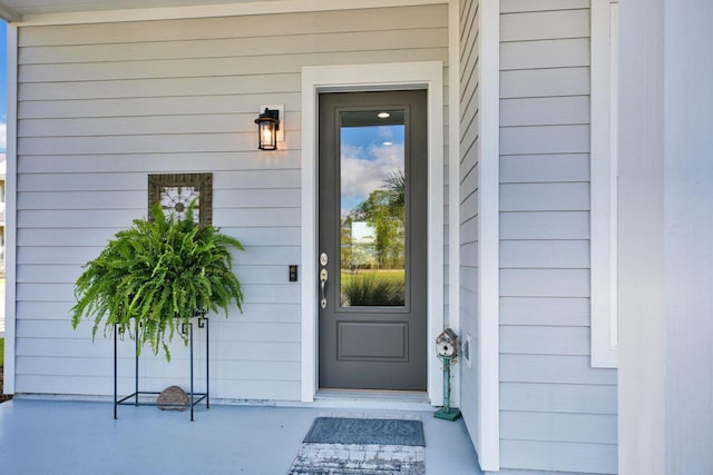 view of entrance to property