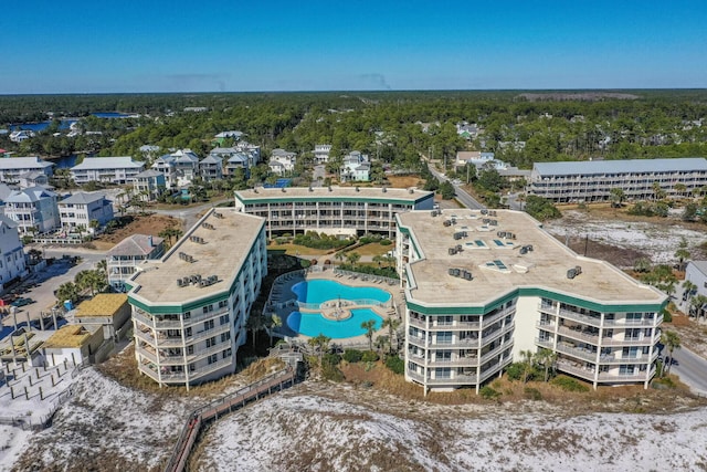 view of birds eye view of property