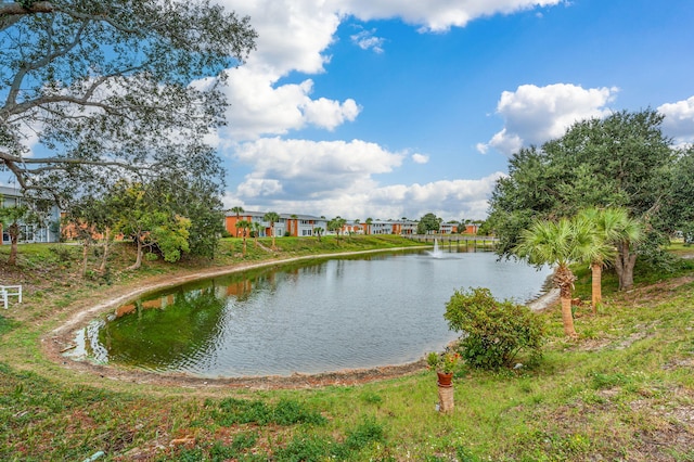 view of water feature