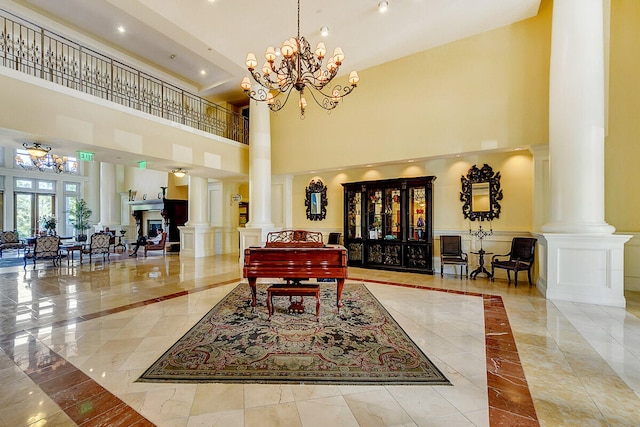 view of community lobby