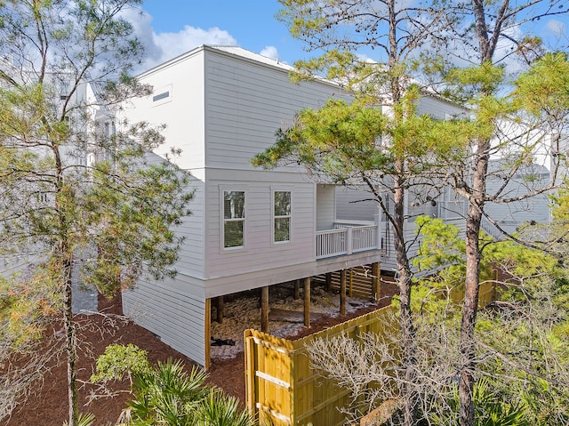 view of rear view of house