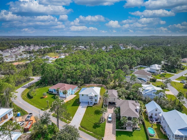 bird's eye view featuring a residential view