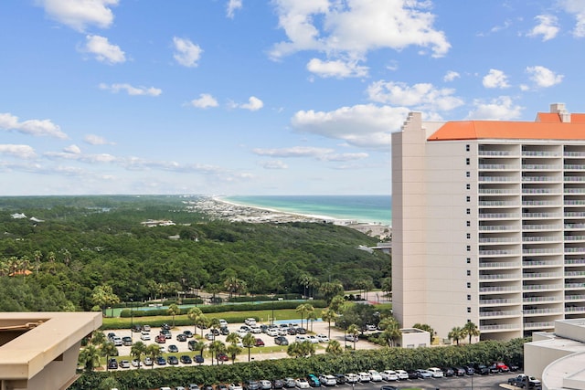 water view featuring a view of the beach