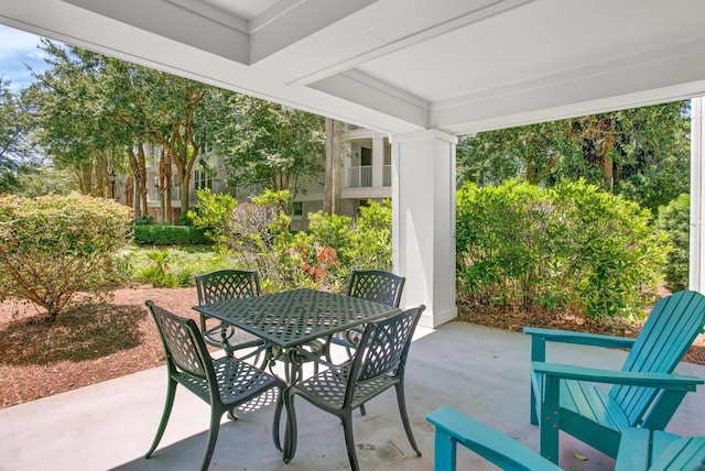 view of patio