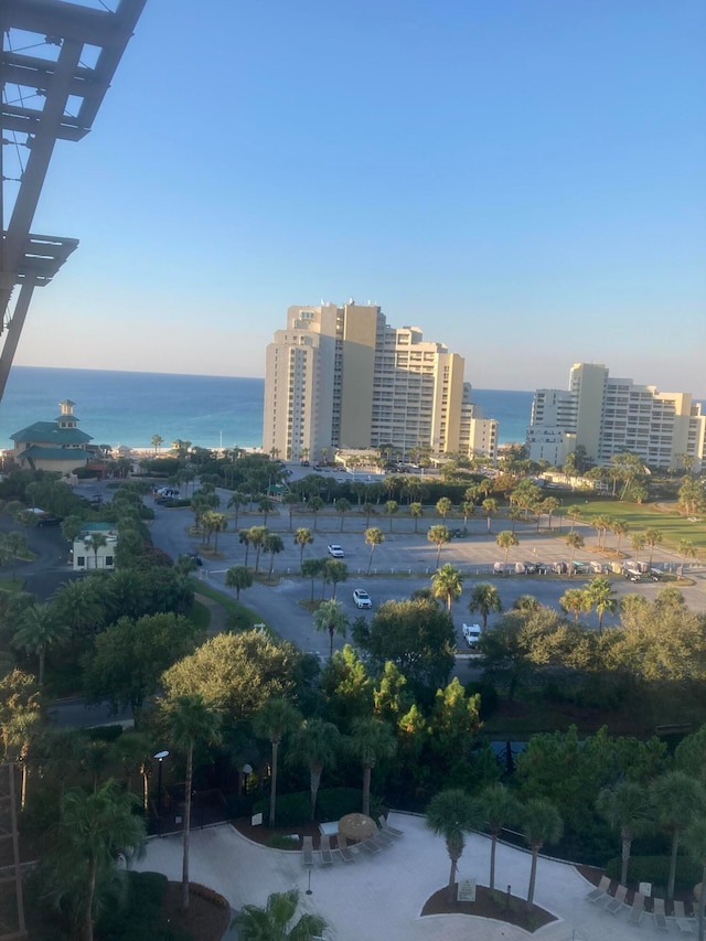 view of city featuring a water view