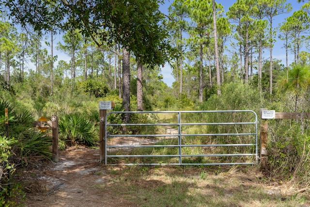 view of gate