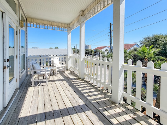 view of deck