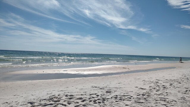 water view with a beach view