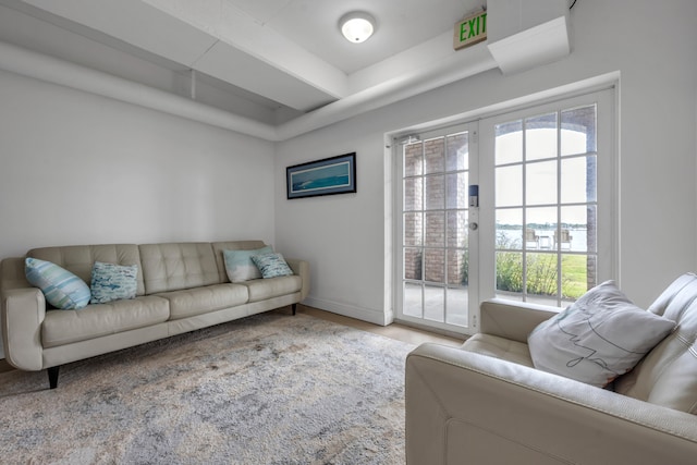 view of living room