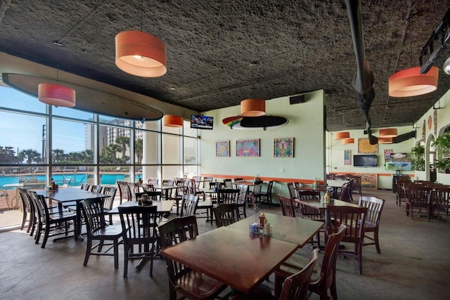 view of dining area