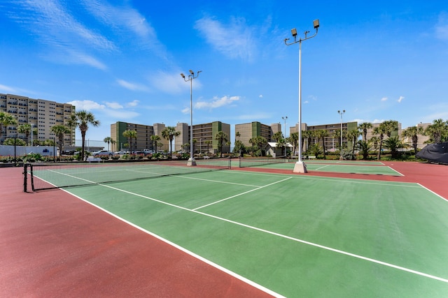 view of tennis court