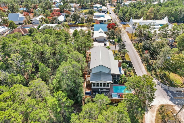 view of aerial view