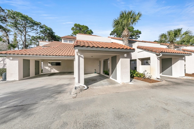 view of mediterranean / spanish house