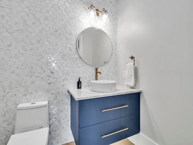 330 Kelly Plantation Dr, Destin, FL 32541 - half bath with vanity and toilet