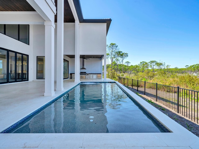 330 Kelly Plantation Dr, Destin, FL 32541 - view of pool with a patio and a ceiling fan