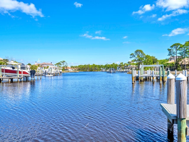 330 Kelly Plantation Dr, Destin, FL 32541 - dock area featuring boat lift and a water view