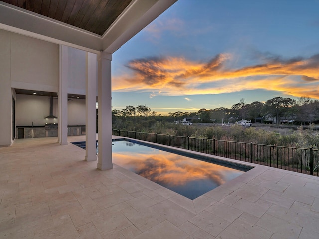 330 Kelly Plantation Dr, Destin, FL 32541 - view of pool with area for grilling and a patio